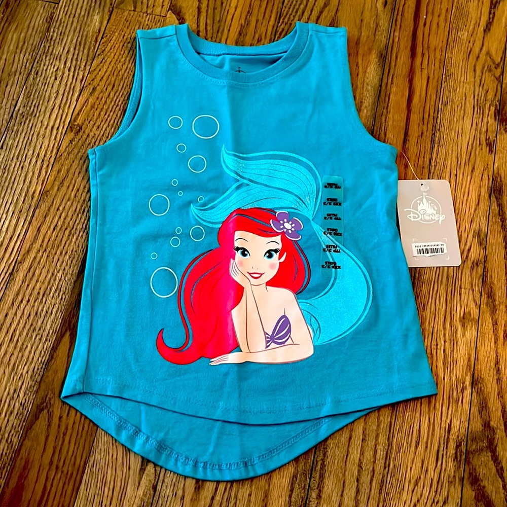 Disney Little Mermaid 🧜🏻‍♀️ tank NWT size2/3 t